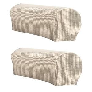 4 pack Soft Stretch Plush Armrest Covers, Spandex Armrest Cover for Chairs/Sofas